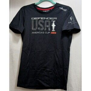 Sail Racing America’s Cup 35 Defender Team USA T-Shirt Black Men’s Small Sailing